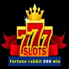 fortune rabbit 888 win